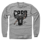 Mens Long Sleeve Heather Gray