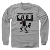 Mens Long Sleeve Heather Gray