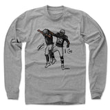 Mens Long Sleeve Heather Gray