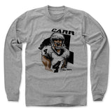 Mens Long Sleeve Heather Gray