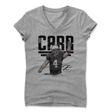 Womens Women's V-Neck Athletic Gray